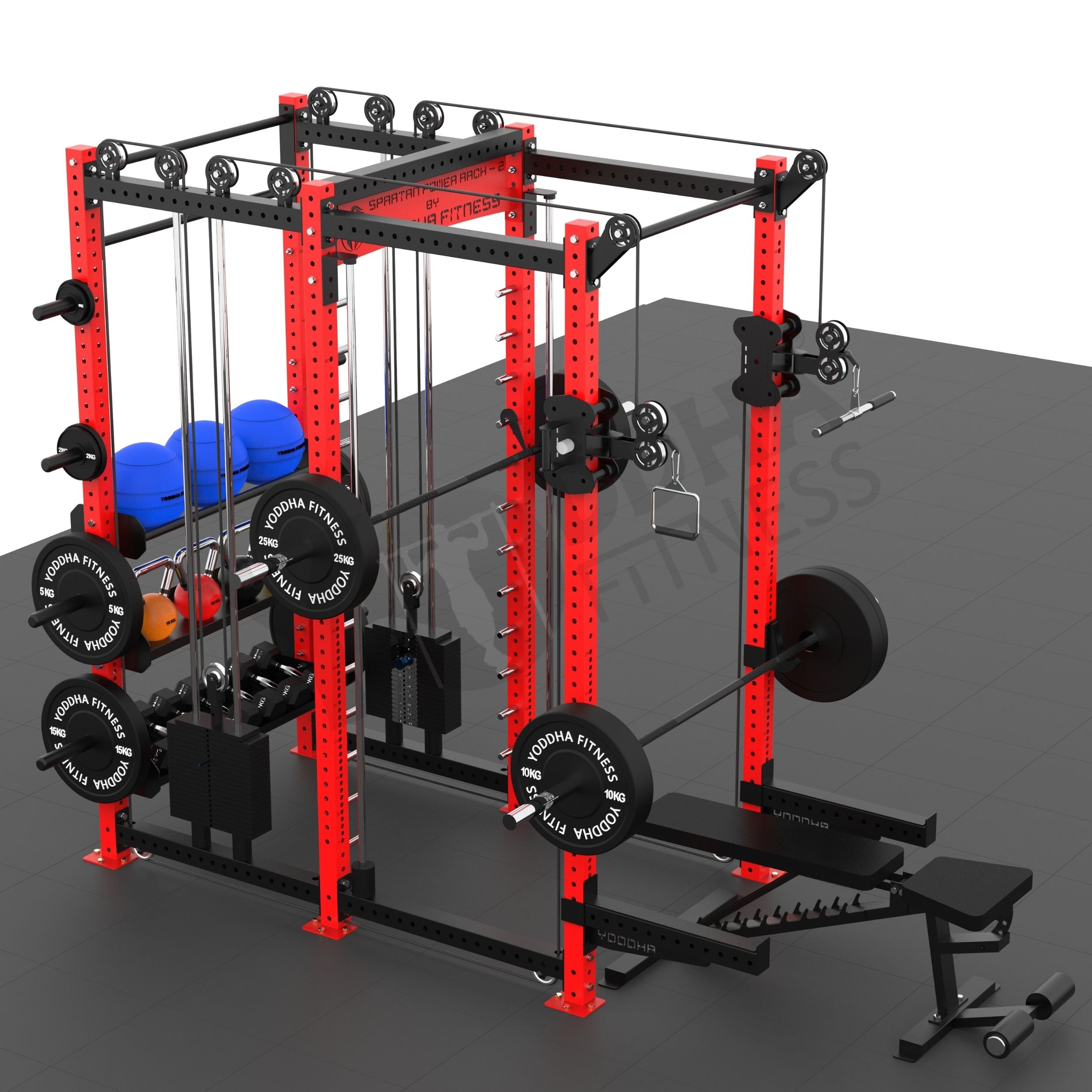 Spartan Power Rack - With Functional Trainer & Smith Machine