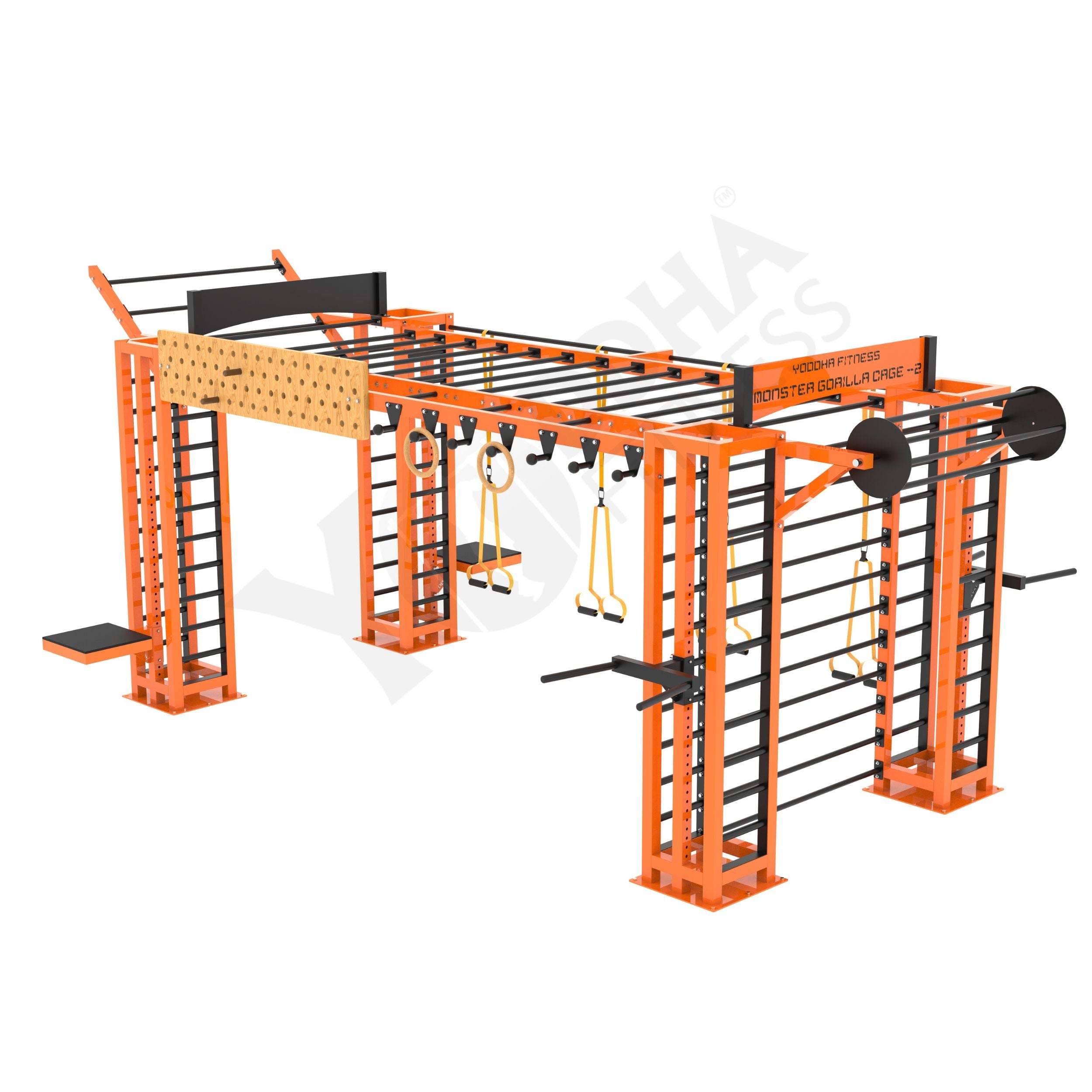 Monster Gorilla Monkey Bar Cage - 17 FT