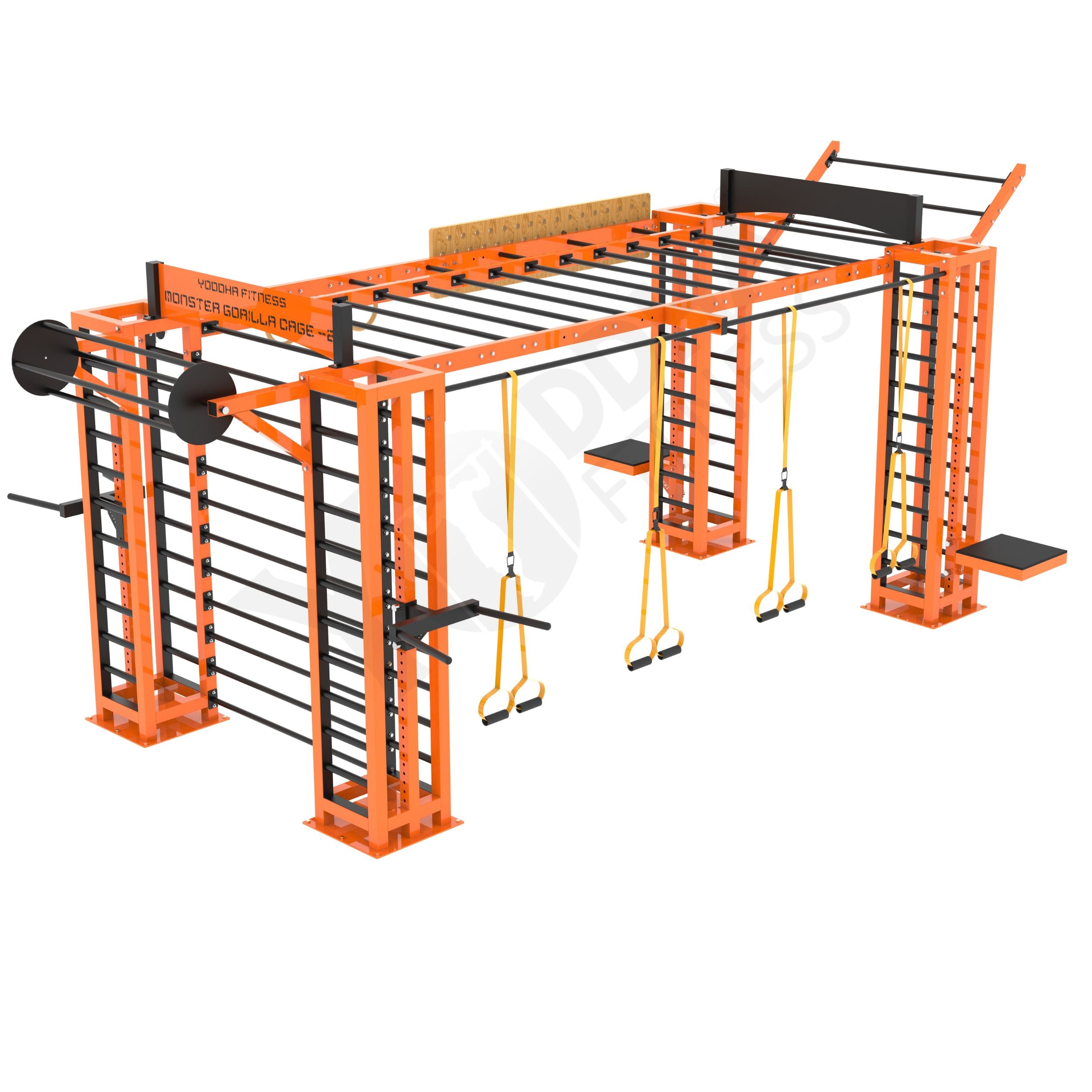 Monster Gorilla Monkey Bar Cage - 17 FT