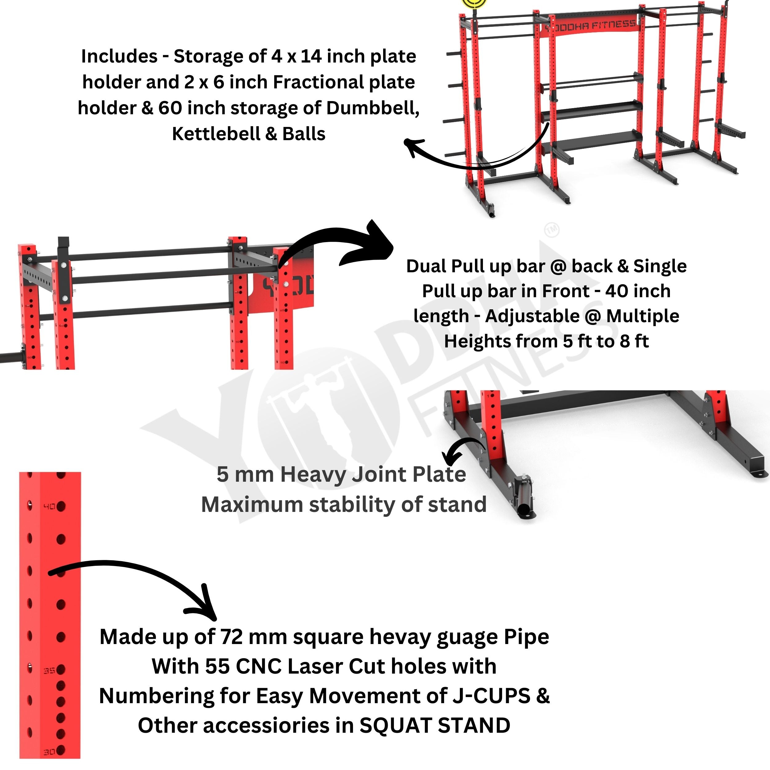 Dual Half Power Rack