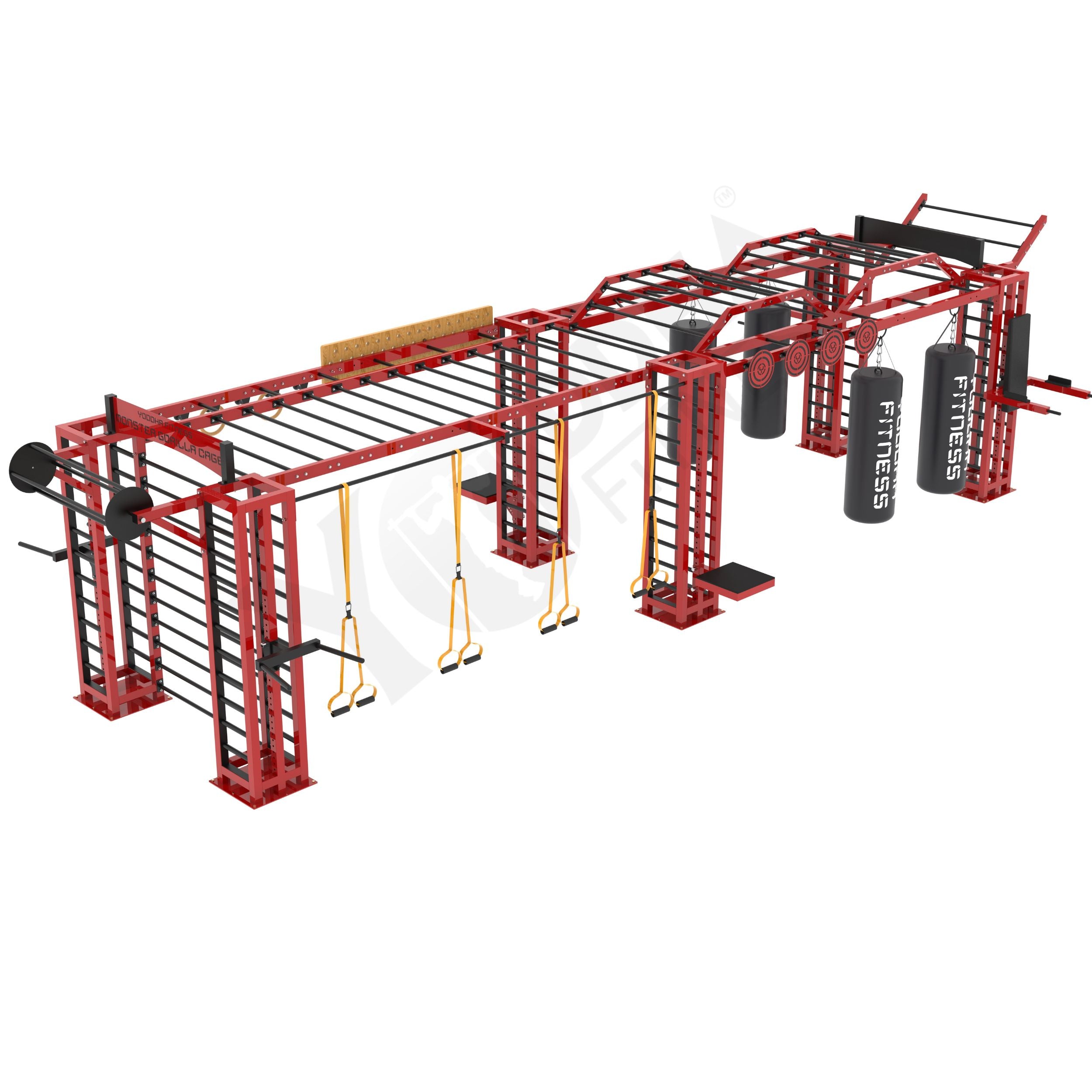Monster Gorilla Monkey Bar Cage - 34 Ft