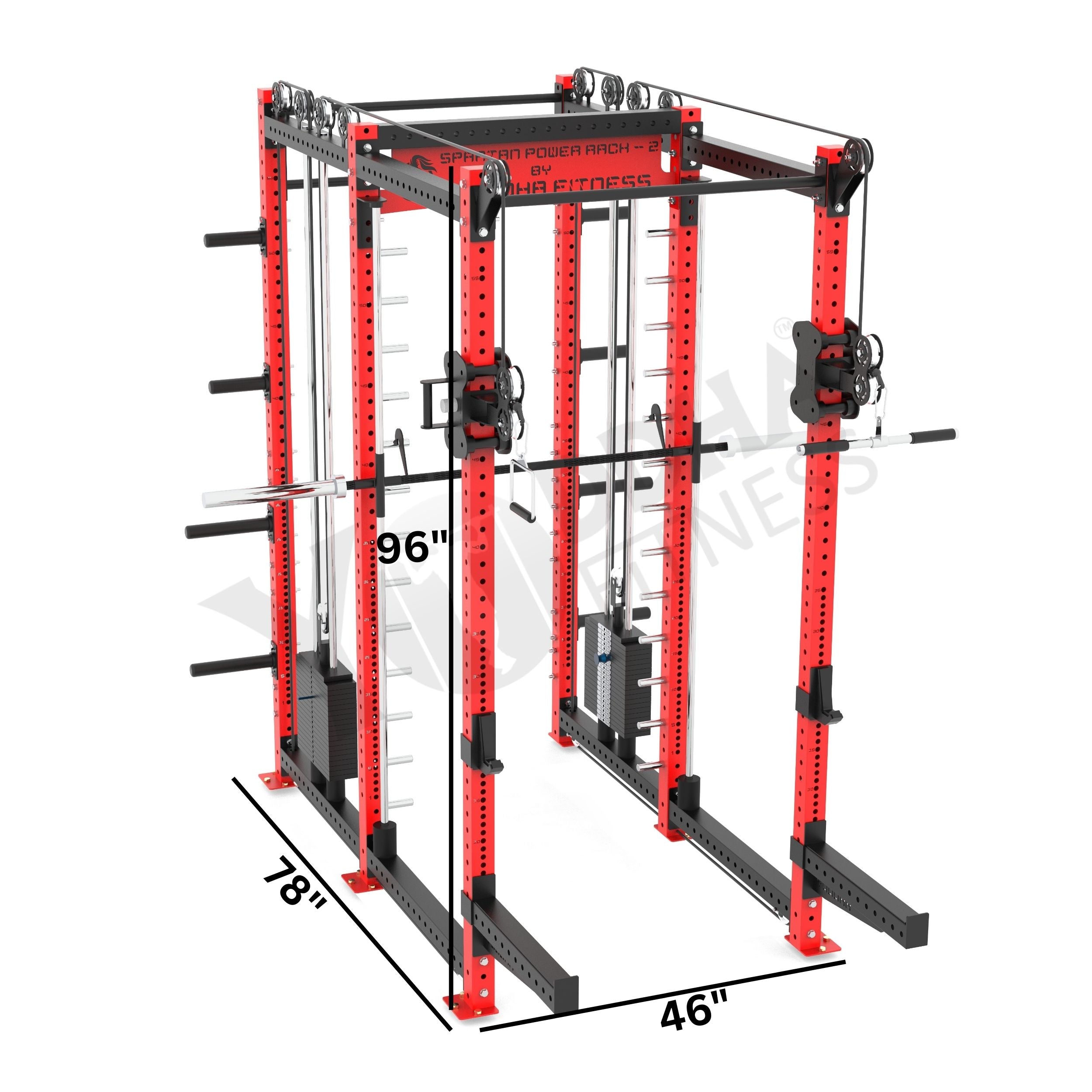 Spartan Power Rack - With Functional Trainer & Smith Machine
