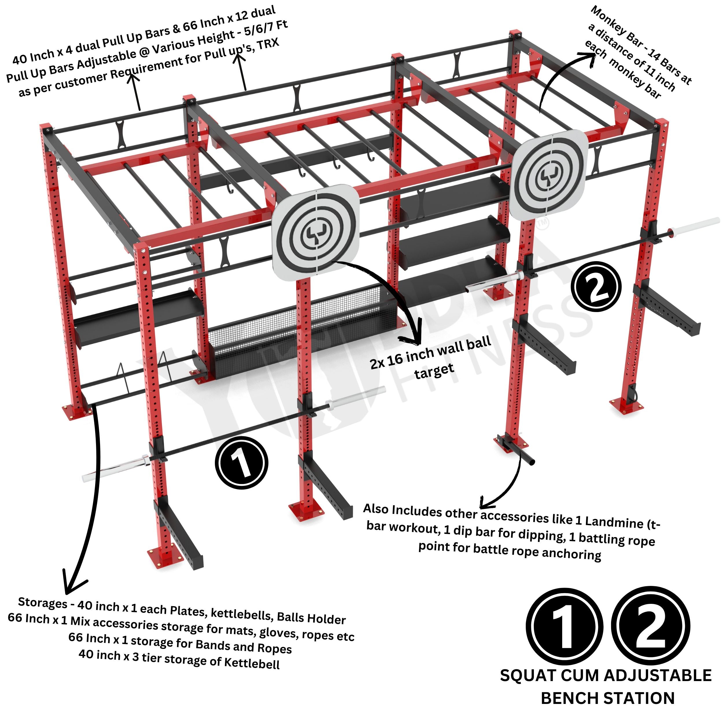 Monster CrossFit Rig -14 FT