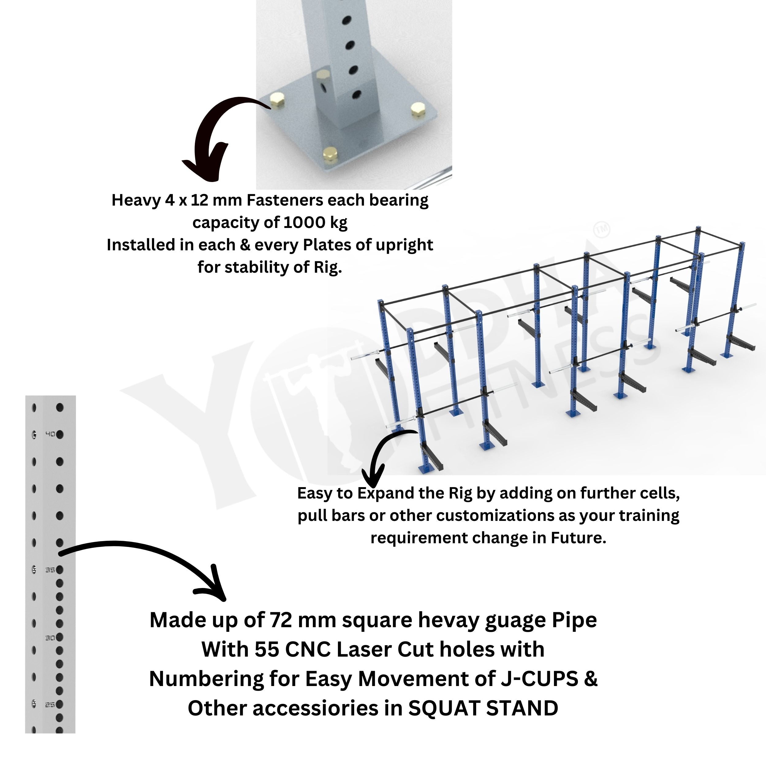 Freestanding CrossFit Rig - 24 Ft