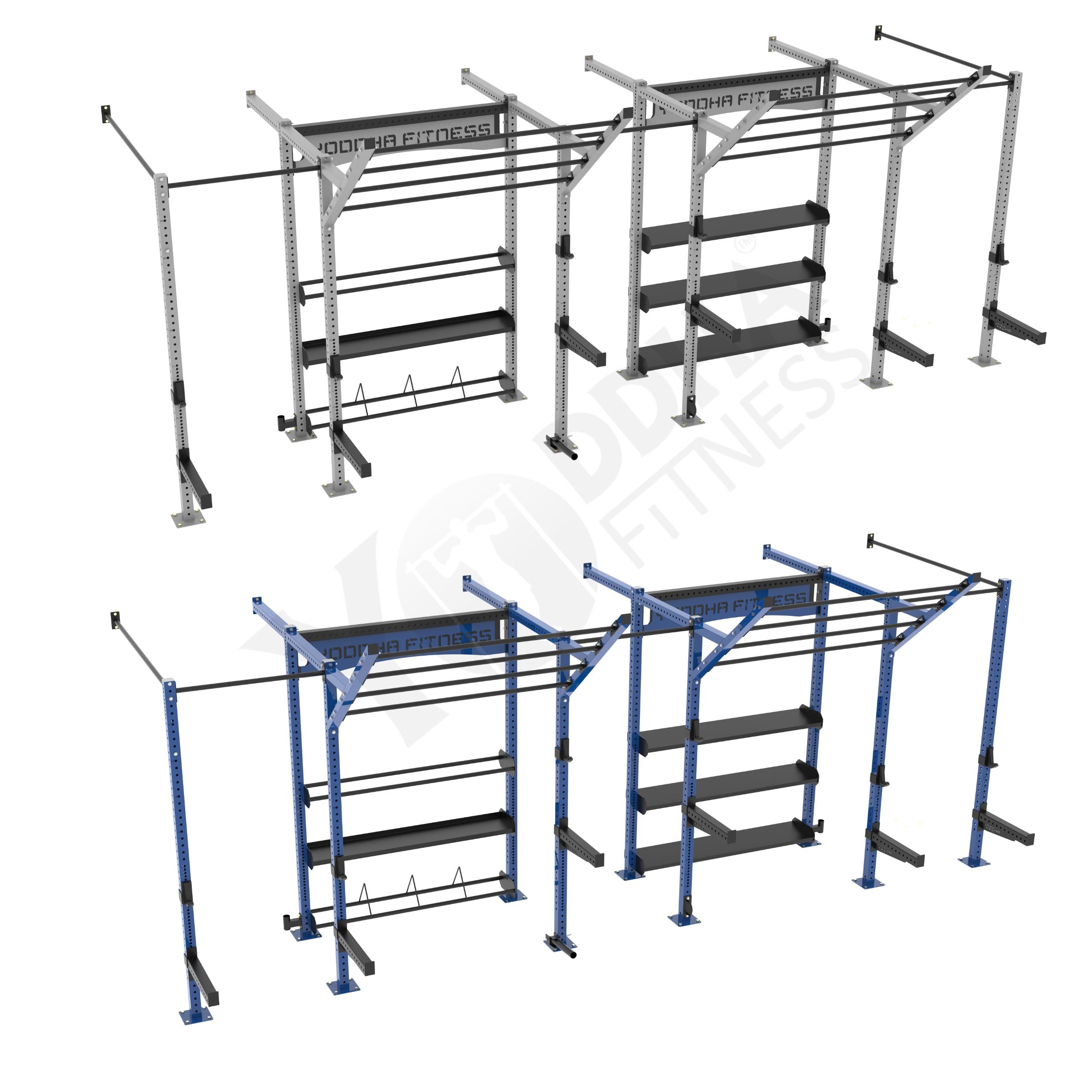 Wall Mounted CrossFit Rig - 24 FT With Storage
