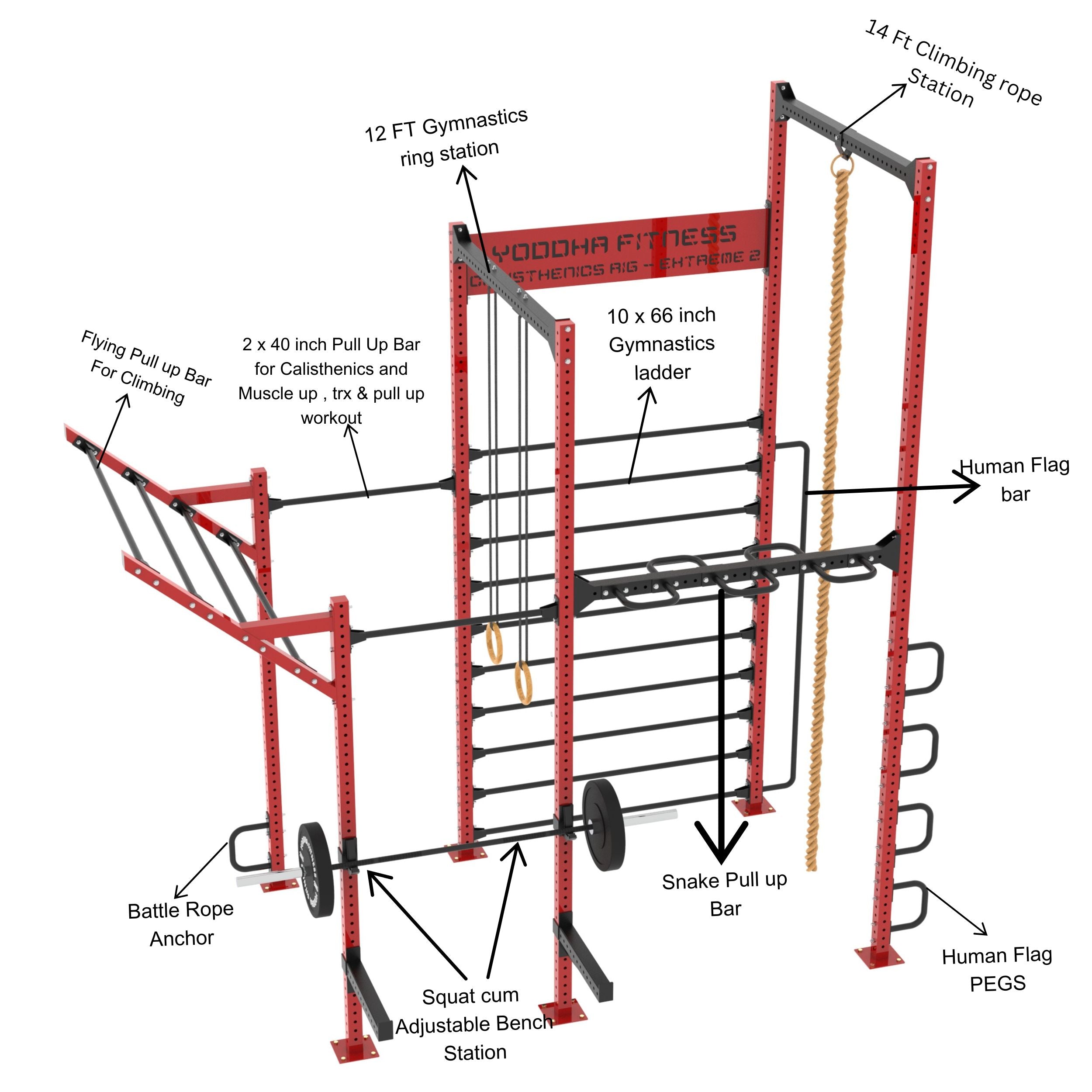 Calisthenics Rig - Extreme 2