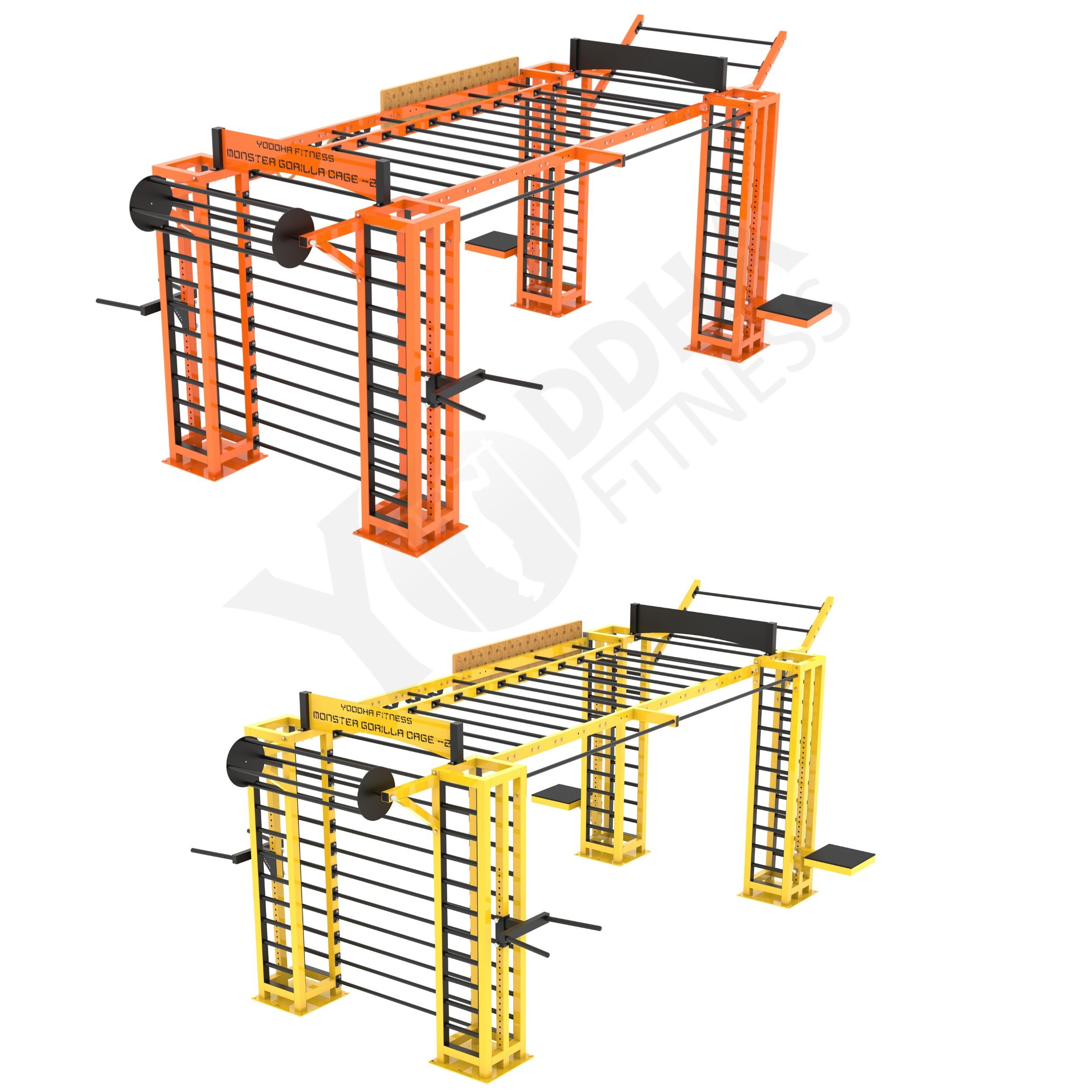 Monster Gorilla Monkey Bar Cage - 17 FT