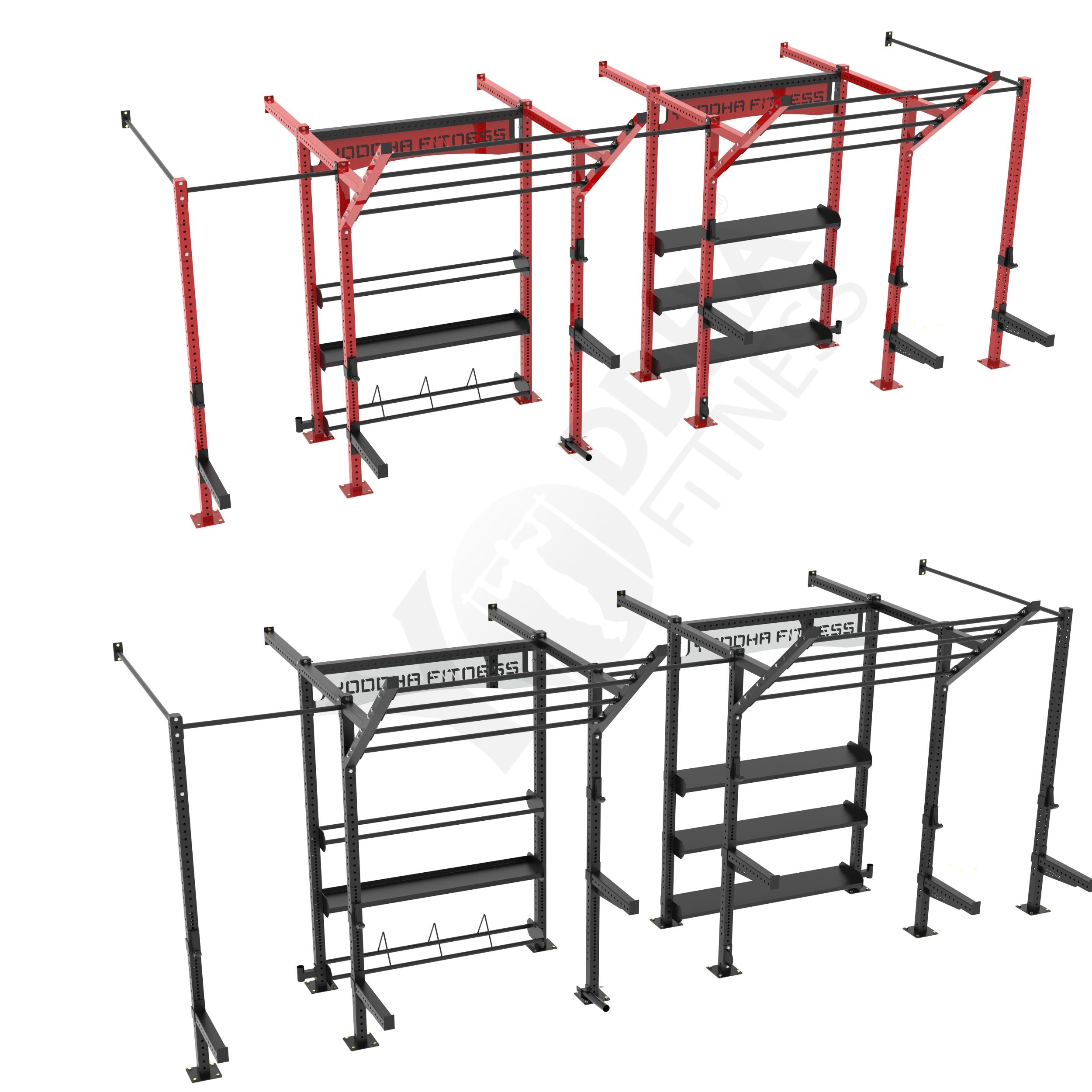 Wall Mounted CrossFit Rig - 24 FT With Storage