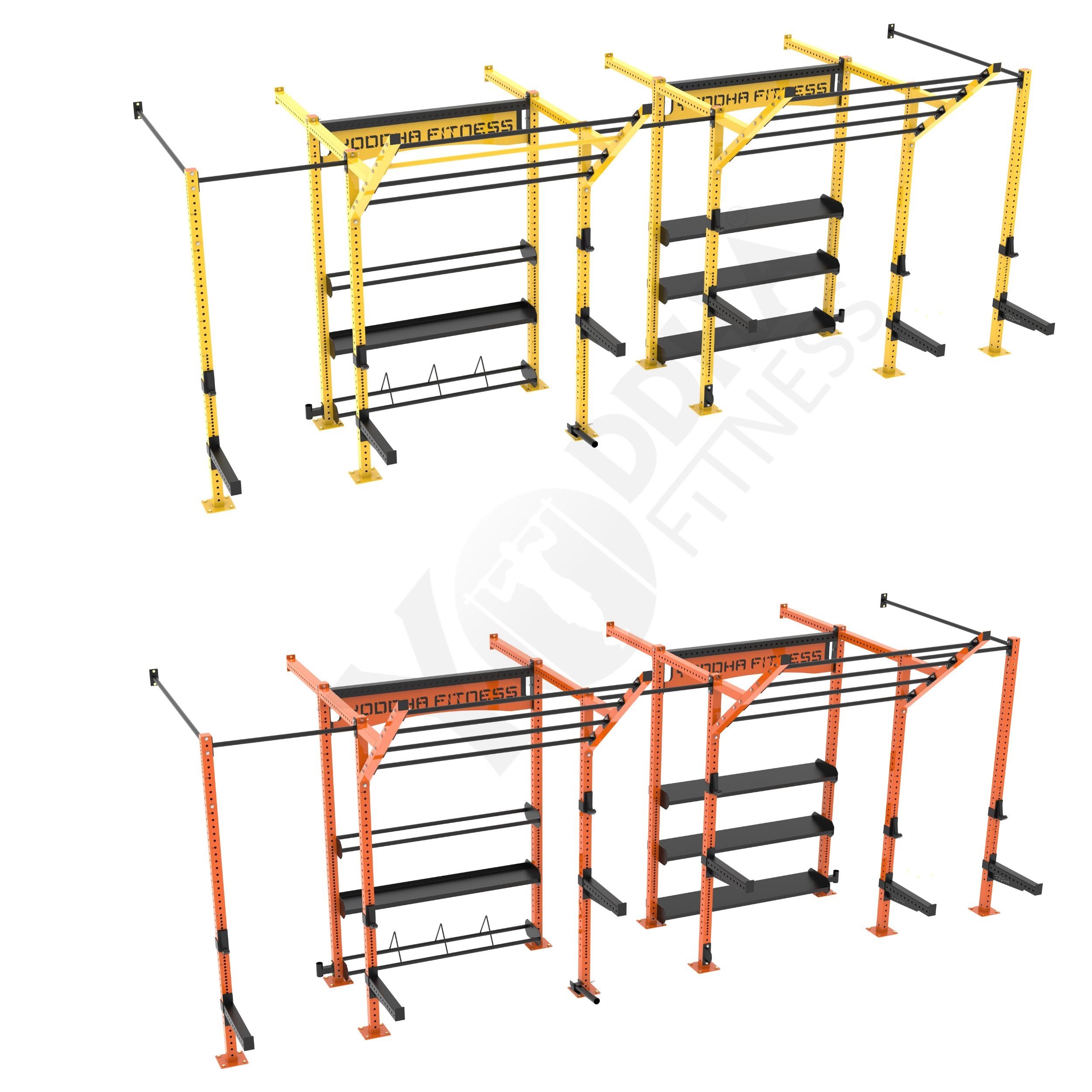 Wall Mounted CrossFit Rig - 24 FT With Storage