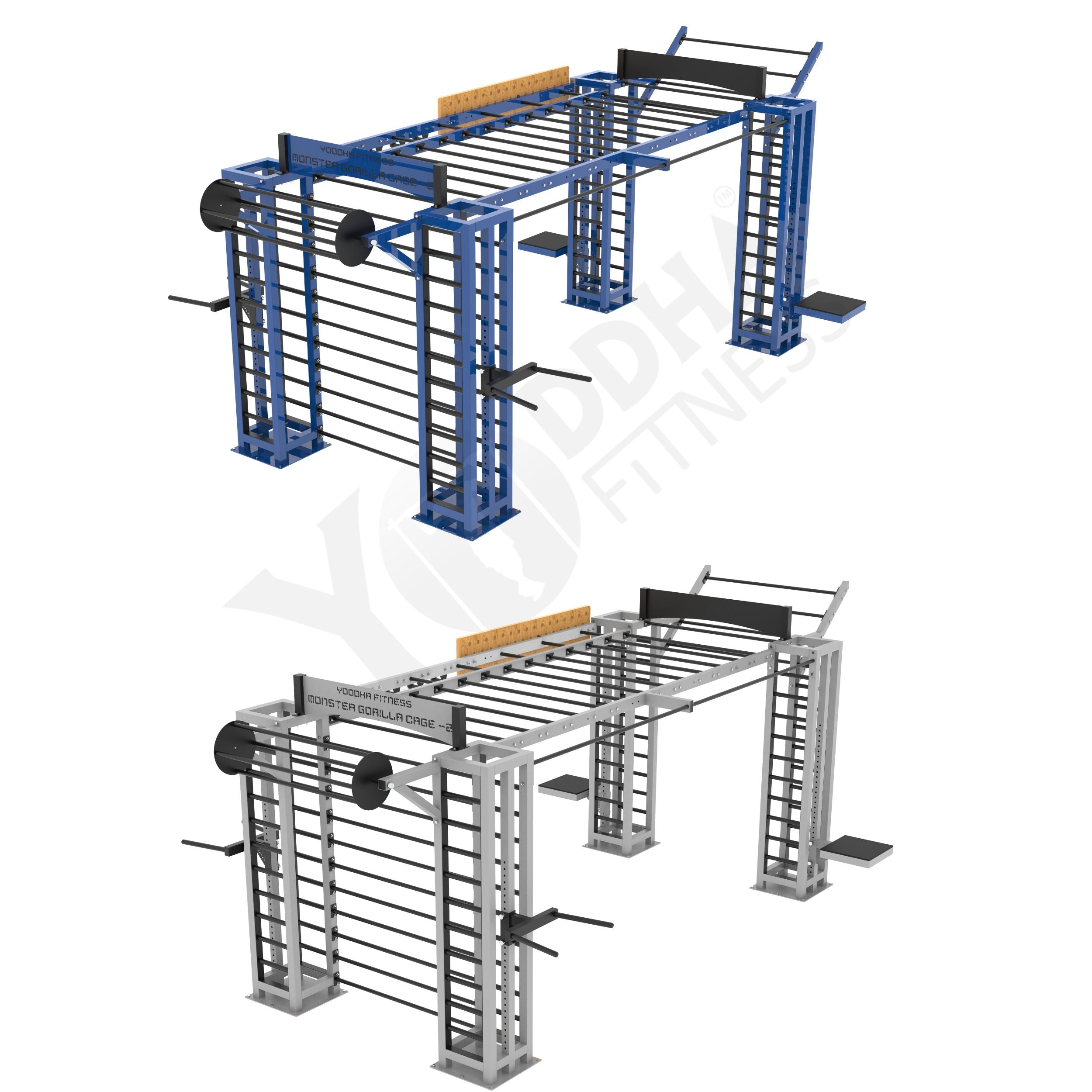 Monster Gorilla Monkey Bar Cage - 17 FT