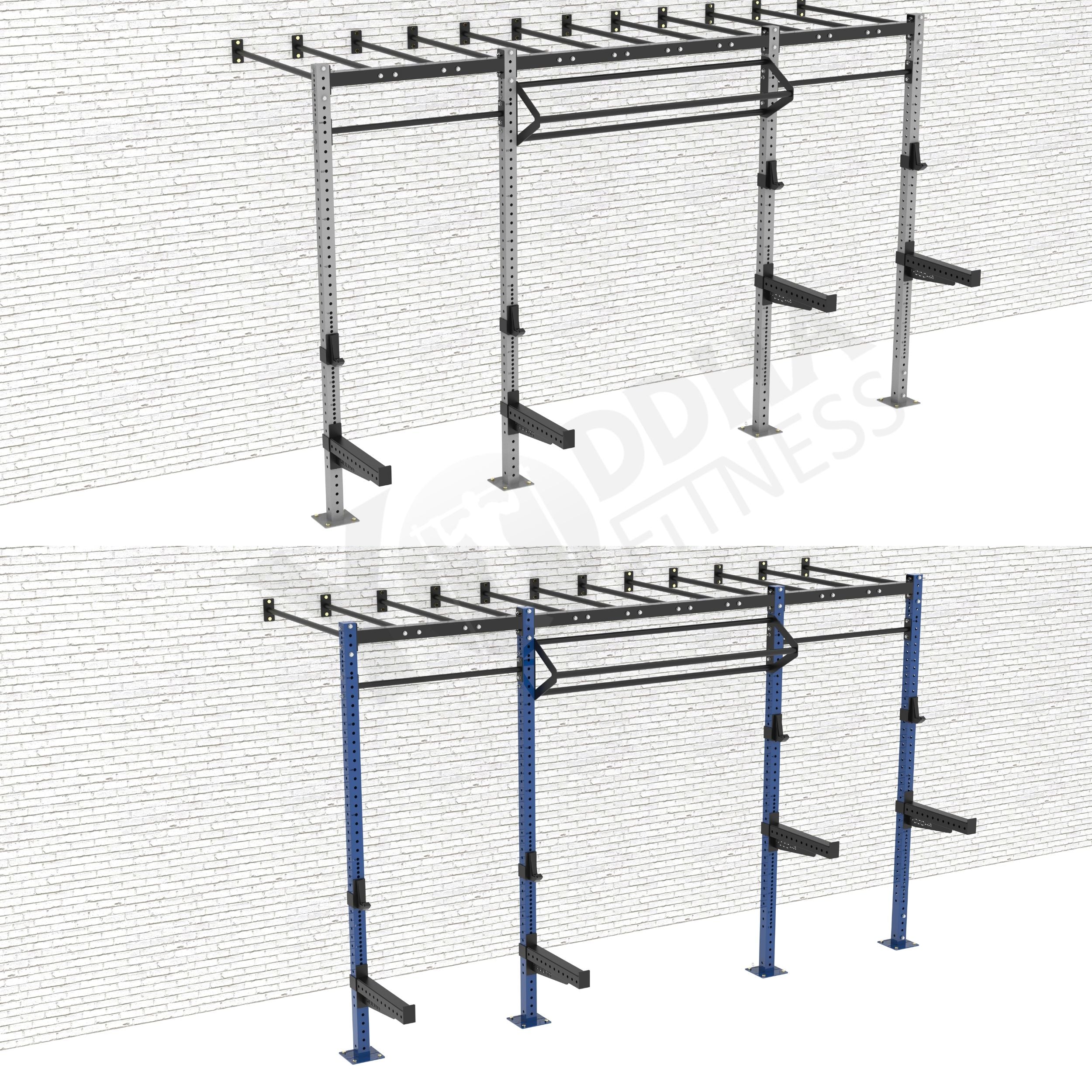 Wall Mounted CrossFit Rig - 14 Ft with Monkey Bar