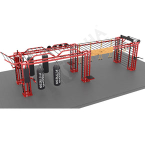 Monster Gorilla Monkey Bar Cage - 34 Ft