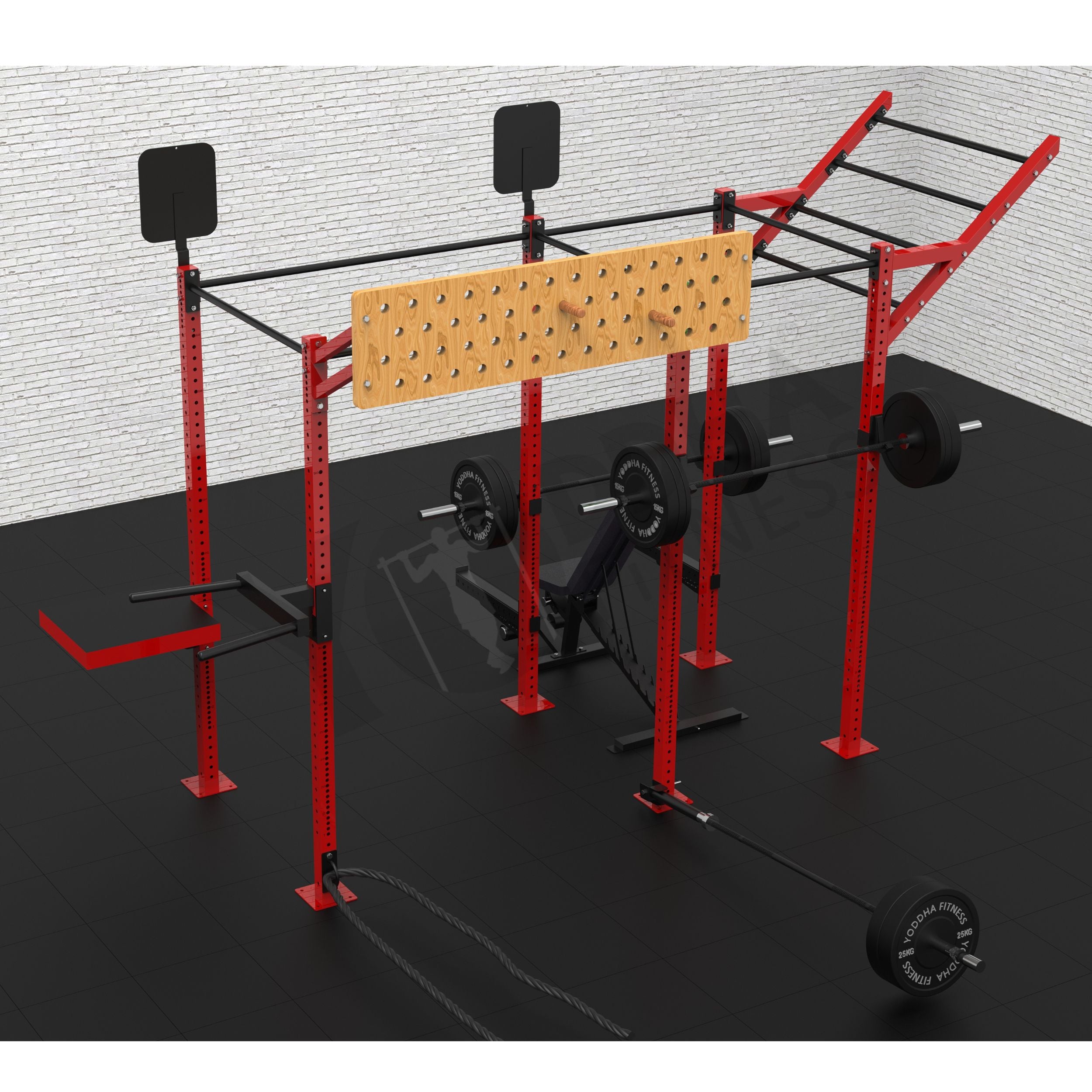 Freestanding CrossFit Rig - 10 Ft - Yoddha Fitness Inc
